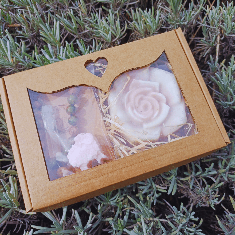 Aromaterápiás egyedi ajándékcsomag-rózsás - Image 2