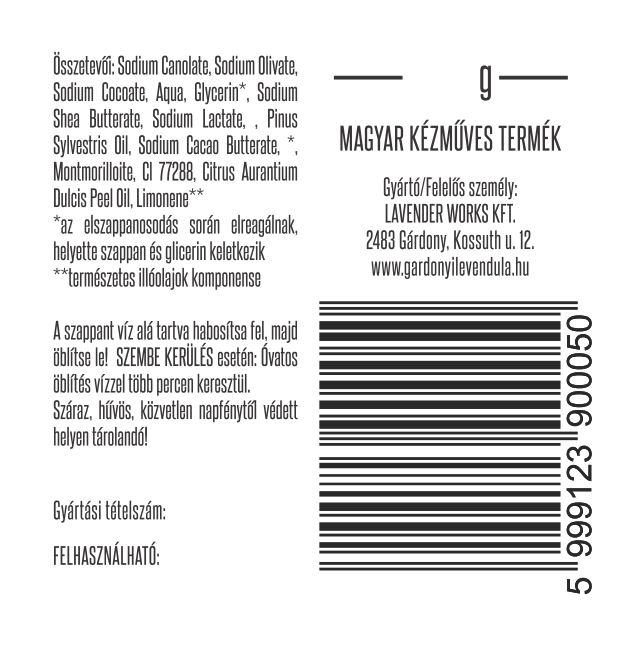 Kézműves szappan - levendula-ylang-ylang - Image 3