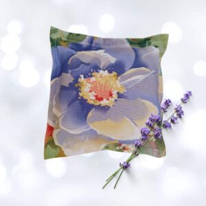 Színes virágos levendulás alvópárna