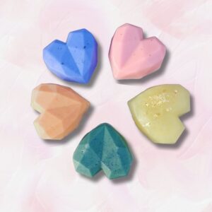 Mini szappan szívek